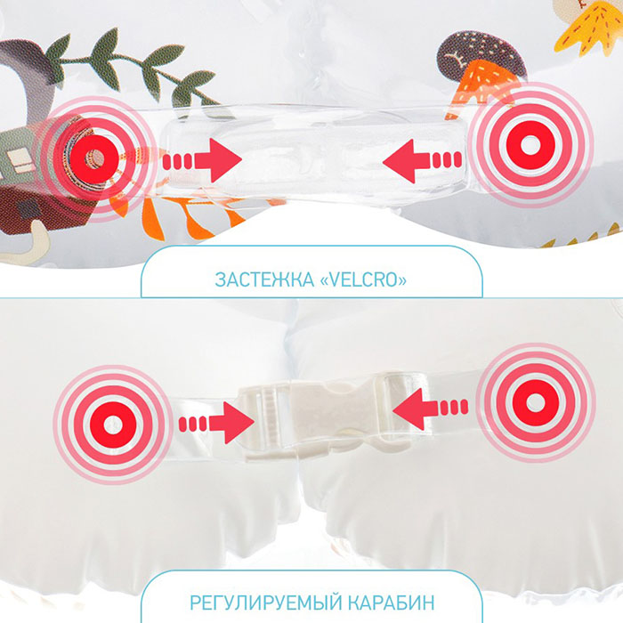 Фото к товару Круг на шею для купания малышей "Fairytale Fox" Круг на шею для купания малышей "Fairytale Fox"