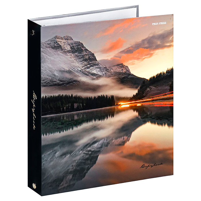 Тетрадь 80л. клетка "Тихая природа" (на кольцах)