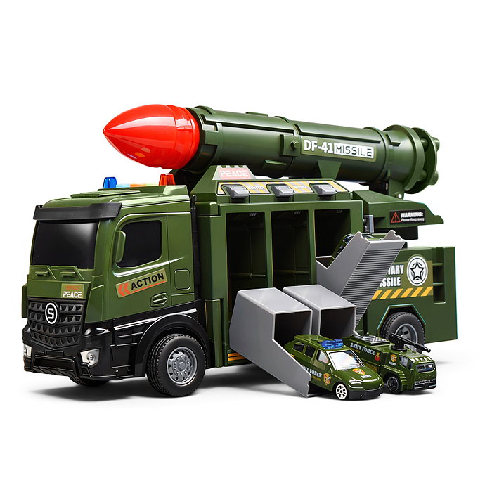 Машина -Трек SJ741A "Спецбат" (свет, звук) в коробке