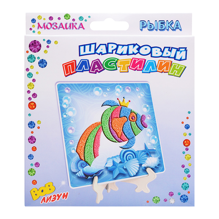 Шариковый пластилин "Мозаика" Рыбка Шариковый пластилин "Мозаика" Рыбка