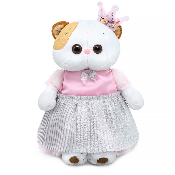 Кошечка Ли-Ли в платье и с короной