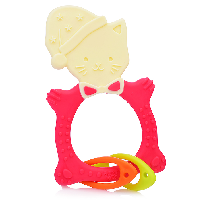 Универсальный прорезыватель MEOW TEETHER. Цвет коралловый. Универсальный прорезыватель MEOW TEETHER. Цвет коралловый.