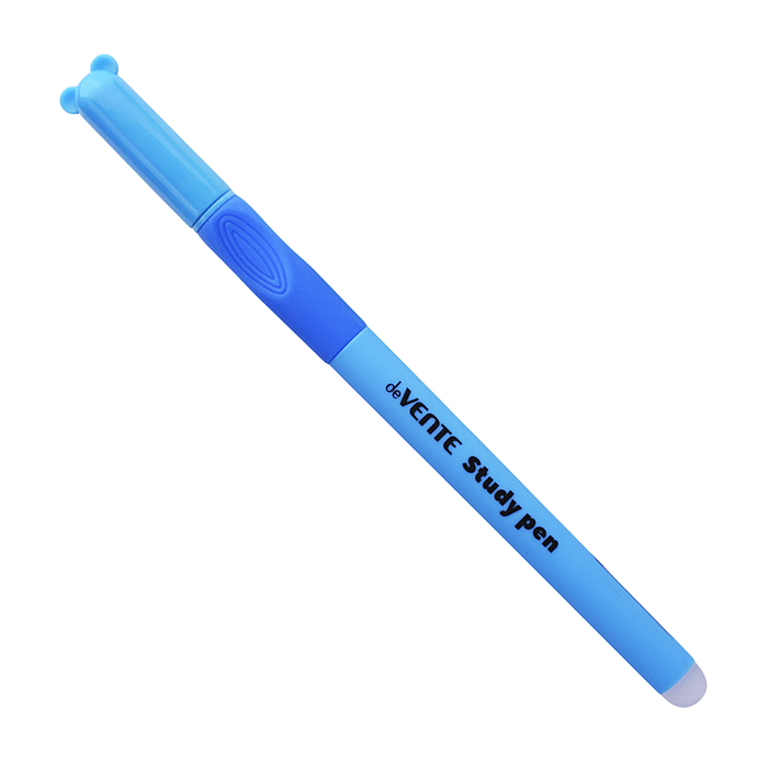 Ручка гелевая стираемая "Study Pen.School" d=0,7 мм, корпус ассорти 3 цвета с покрытием Velvet Touch
