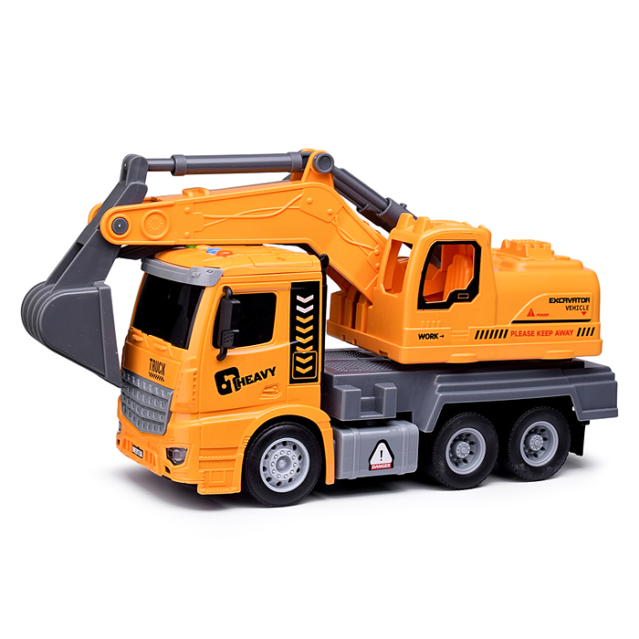 Машина S977-3A "Камаз - копатель" (свет, звук) в коробке