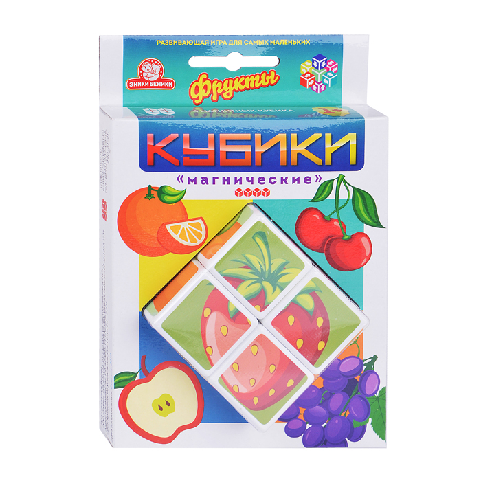 Кубики "Магнические" Фрукты тип 1 Кубики "Магнические" Фрукты тип 1