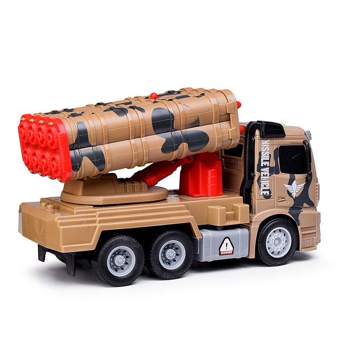 Машина S977-119B "Ракетница" р/у 1:14 (свет, звук) в коробке