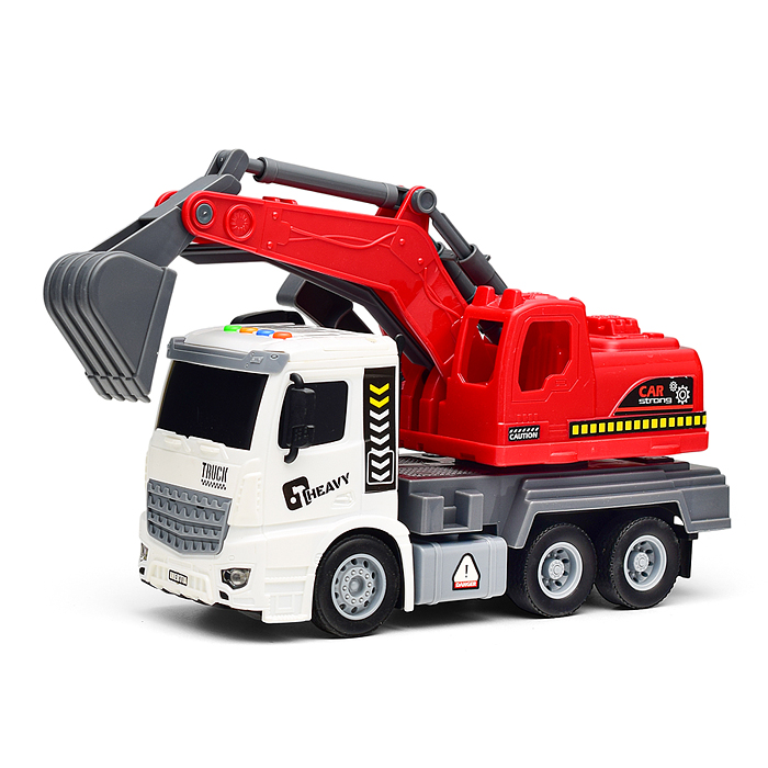 Машина S977-24A "Камаз с ковшом" (свет, звук) в коробке