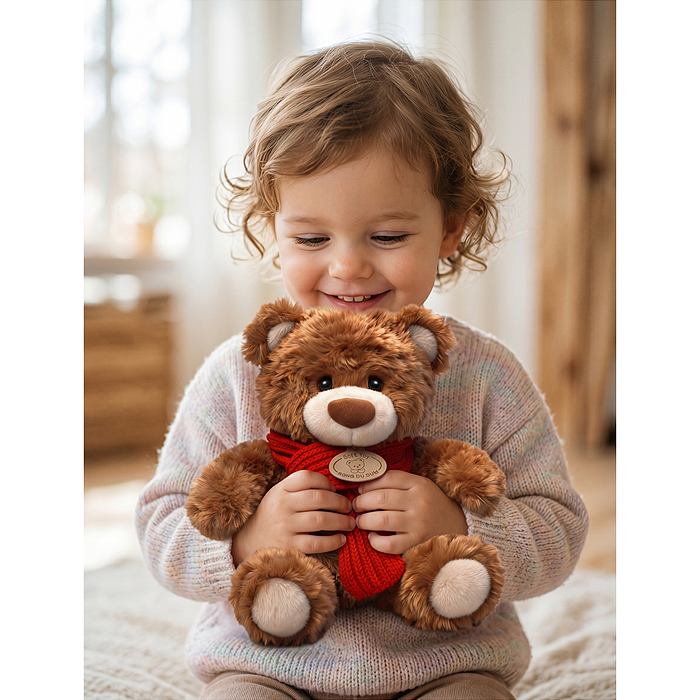 Фото к товару Мягкая игрушка M1768 "Медведь" 25 см. Мягкая игрушка M1768 "Медведь" 25 см.