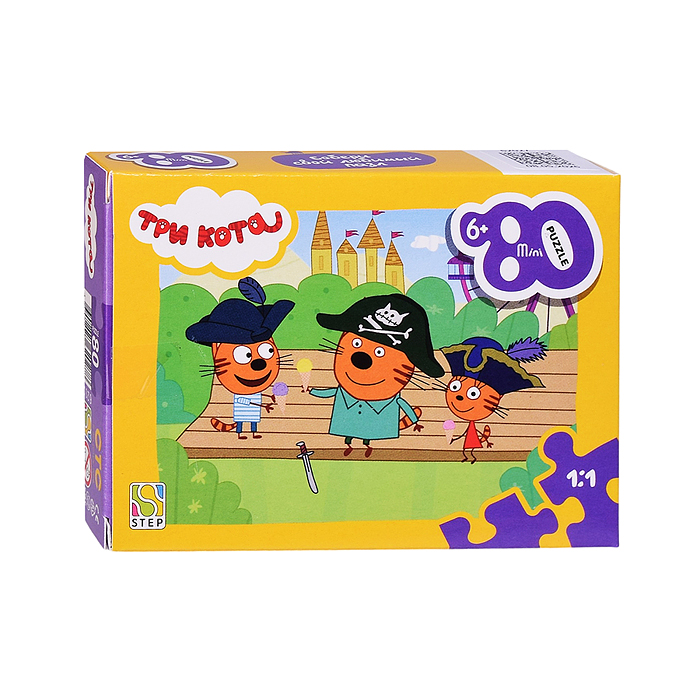 Пазл mini 80 "Три кота"