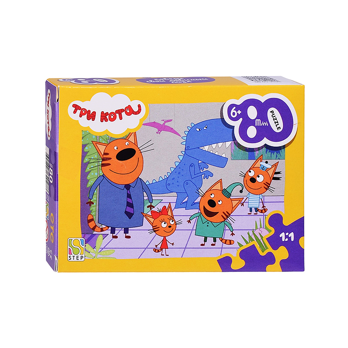 Пазл mini 80 "Три кота"