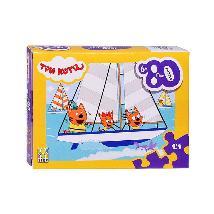Пазл mini 80 "Три кота"