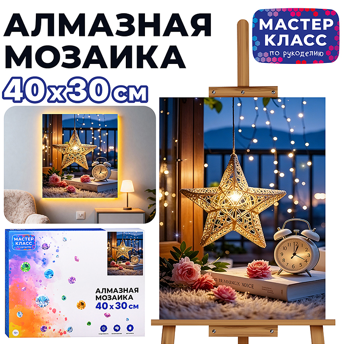 Мозаика алмазная MKA4030-179 "Вечер в беседке" (светится в темноте) 40*30 см. Мозаика алмазная MKA4030-179 "Вечер в беседке" (светится в темноте) 40*30 см.