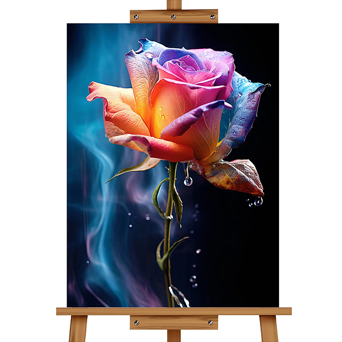Мозаика алмазная MKA3020-30 "Роза" 20*30см.