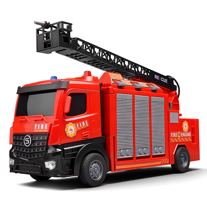 Машина -Трек SJ738A "Паркинг Огонёк" (свет, звук)  в коробке