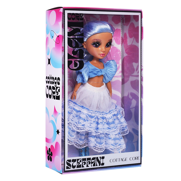 Фото к товару Модная кукла Glam Core Стефания Cottage Core, 27см Модная кукла Glam Core Стефания Cottage Core, 27см
