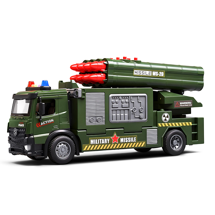Фото к товару Машина -Трек SJ740A "Военная доставка" (свет, звук) в коробке Машина -Трек SJ740A "Военная доставка" (свет, звук) в коробке