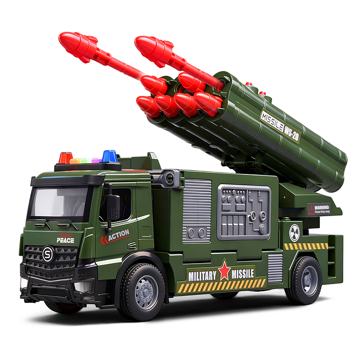 Фото к товару Машина -Трек SJ740A "Военная доставка" (свет, звук) в коробке Машина -Трек SJ740A "Военная доставка" (свет, звук) в коробке