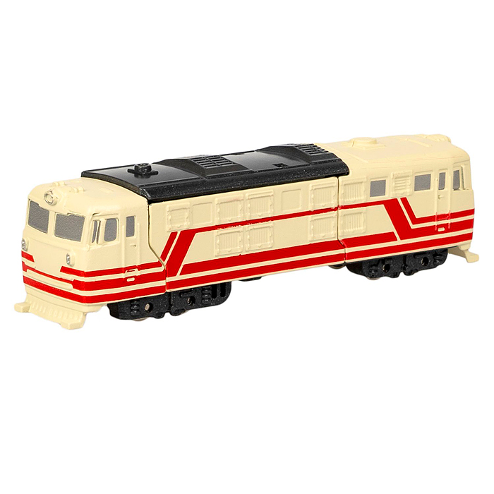 Фото к товару Трансформер 2в1 Bondibot., мет. детали, CRD pvc 18,6x13,5x5,2 см, робот-поезд, цвет бежевый Трансформер 2в1 Bondibot., мет. детали, CRD pvc 18,6x13,5x5,2 см, робот-поезд, цвет бежевый