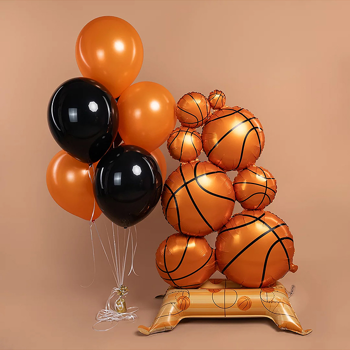 Шар 3D (59''/150 см) Фигура на подставке, Баскетбольные мячи, 1 шт. в уп.