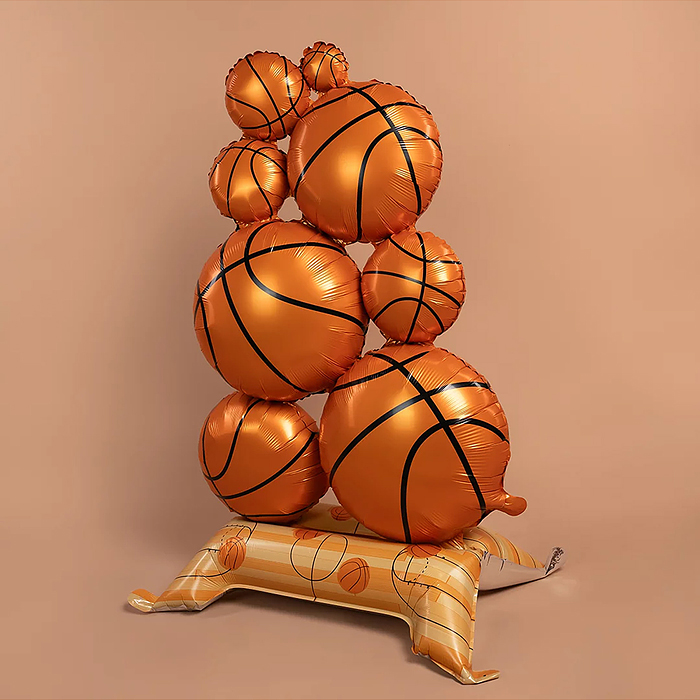 Шар 3D (59''/150 см) Фигура на подставке, Баскетбольные мячи, 1 шт. в уп.