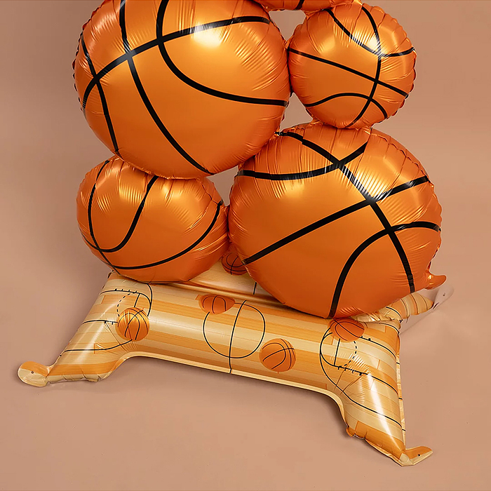 Шар 3D (59''/150 см) Фигура на подставке, Баскетбольные мячи, 1 шт. в уп.