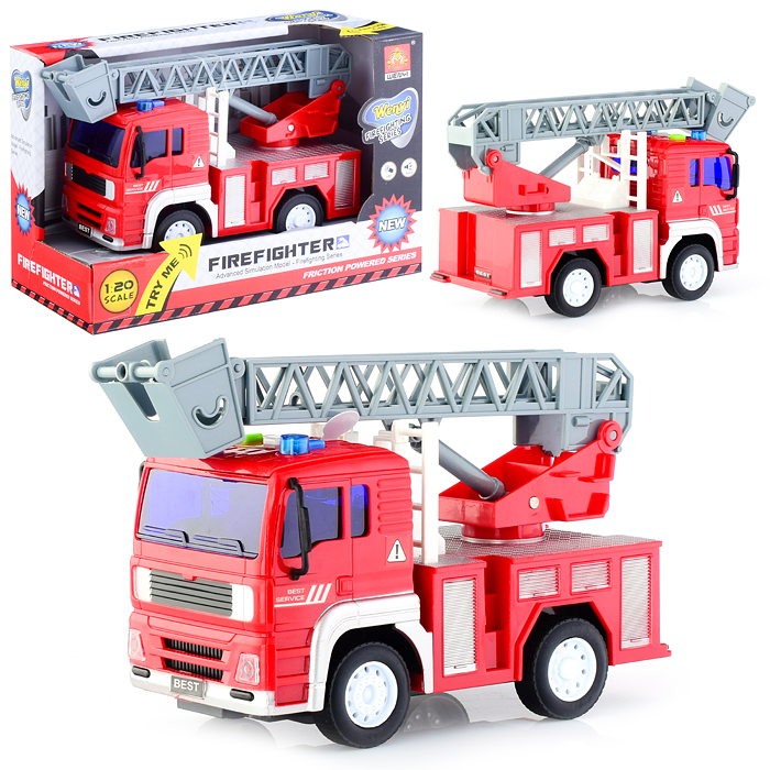 Машина WY551B "Пожарная" 1:20 (свет, звук) в коробке Машина WY551B "Пожарная" 1:20 (свет, звук) в коробке