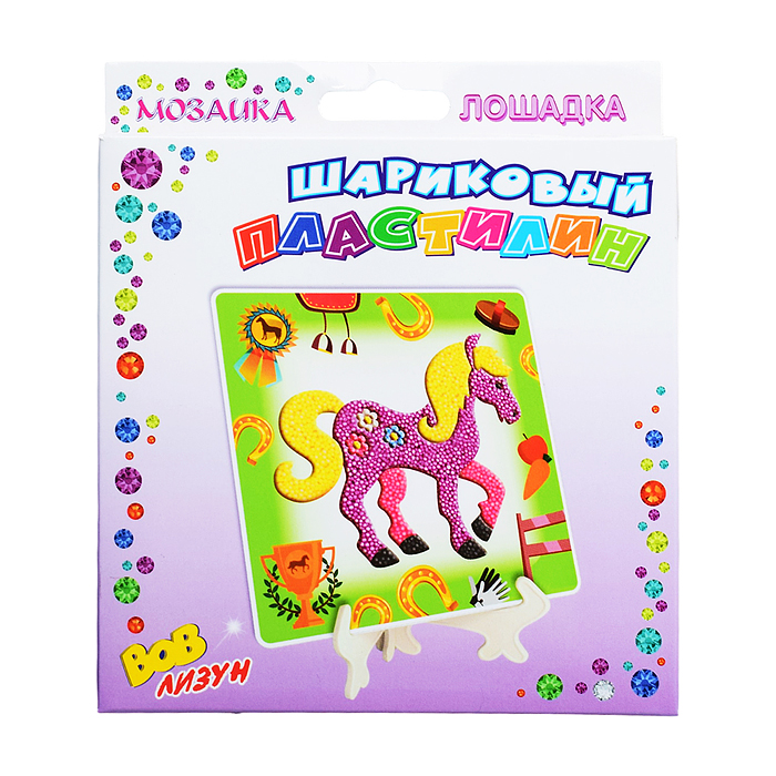 Шариковый пластилин "Мозаика" Лошадка
