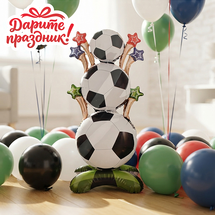 Интерьерное украшение  Фигура-шар "Три мяча"