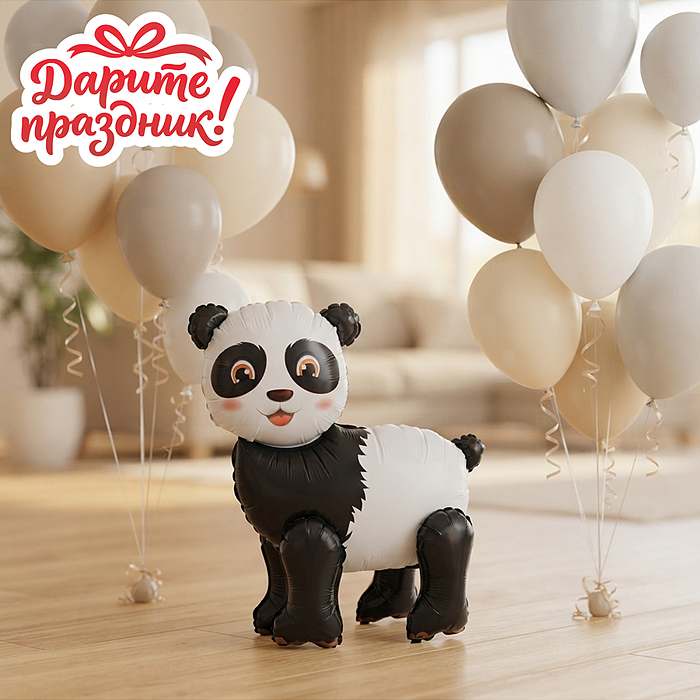 Интерьерное украшение DP-0117 Фигура-шар "Панда"