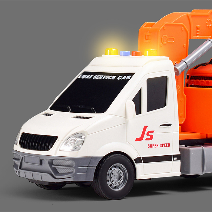 Фото к товару Машина JS136 "Грейдер" 1:16 (свет, звук) в коробке Машина JS136 "Грейдер" 1:16 (свет, звук) в коробке
