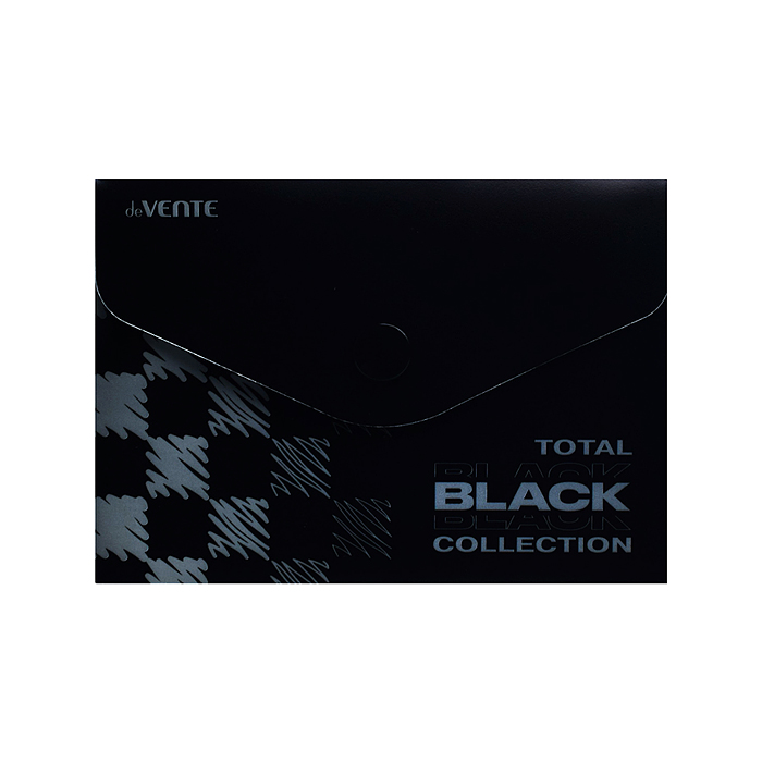 Фото к товару Набор папок "TOTAL BLACK" A4 (330x235 мм) 180 мкм, 4 папки, состав набора: папка-конверт на Набор папок "TOTAL BLACK" A4 (330x235 мм) 180 мкм, 4 папки, состав набора: папка-конверт на