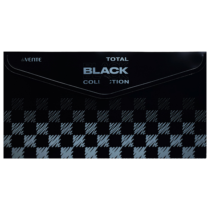 Фото к товару Набор папок "TOTAL BLACK" A4 (330x235 мм) 180 мкм, 4 папки, состав набора: папка-конверт на Набор папок "TOTAL BLACK" A4 (330x235 мм) 180 мкм, 4 папки, состав набора: папка-конверт на