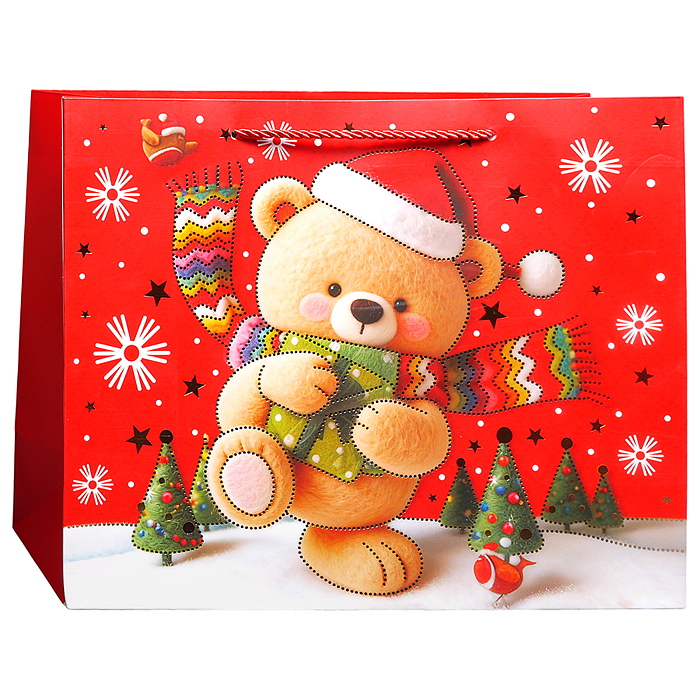 Пакет подарочный 00-8860 "Игрушки" 31*25*12 см.
