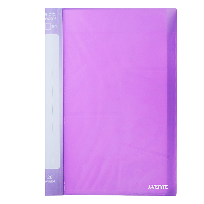 Папка с 020 вкладышами A4 "Gelato Dreams" A4 (235x310x15 мм) 600 мкм, фактура гладкая глянц
