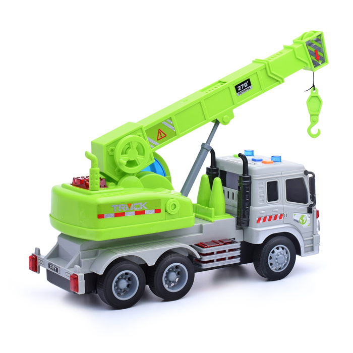 Фото к товару Машина WY311E "Строительная техника" с краном, 1:16 (свет, звук) в коробке Машина WY311E "Строительная техника" с краном, 1:16 (свет, звук) в коробке