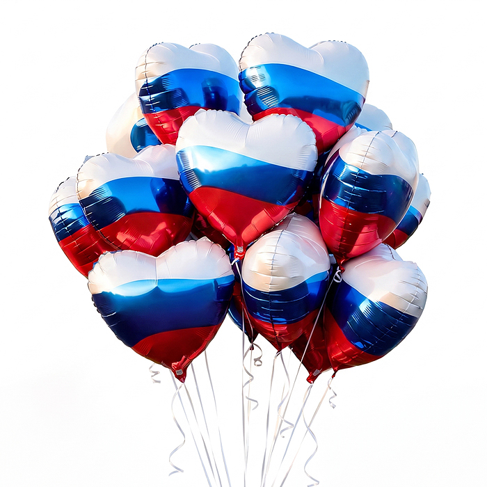 Фото к товару Украшение интерьерное DP-0044 Фонтан из шаров "Триколор сердец" 10 шт. Украшение интерьерное DP-0044 Фонтан из шаров "Триколор сердец" 10 шт.