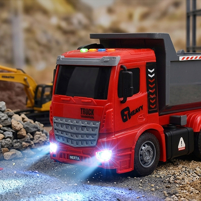 Машина S977-111B "Самосвал большой" р/у, 1:14 (свет, звук) в коробке