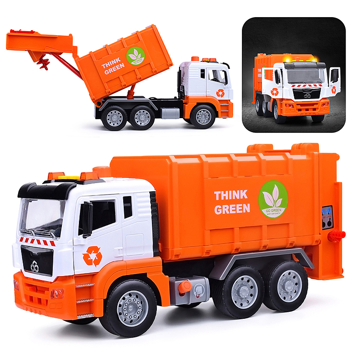 Машина WY1115B "Мусоровоз" 1:12 (свет, звук) в коробке Машина WY1115B "Мусоровоз" 1:12 (свет, звук) в коробке