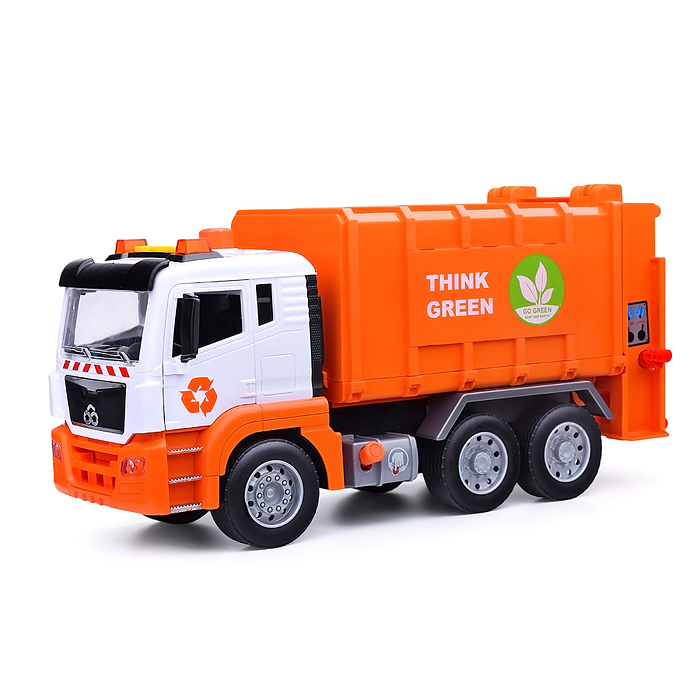 Машина WY1115B "Мусоровоз" 1:12 (свет, звук) в коробке