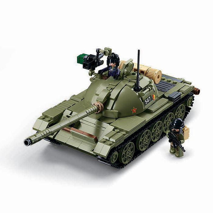 Фото к товару Конструктор M38-B1135 "Танк T54C" (604 дет.) в коробке Конструктор M38-B1135 "Танк T54C" (604 дет.) в коробке