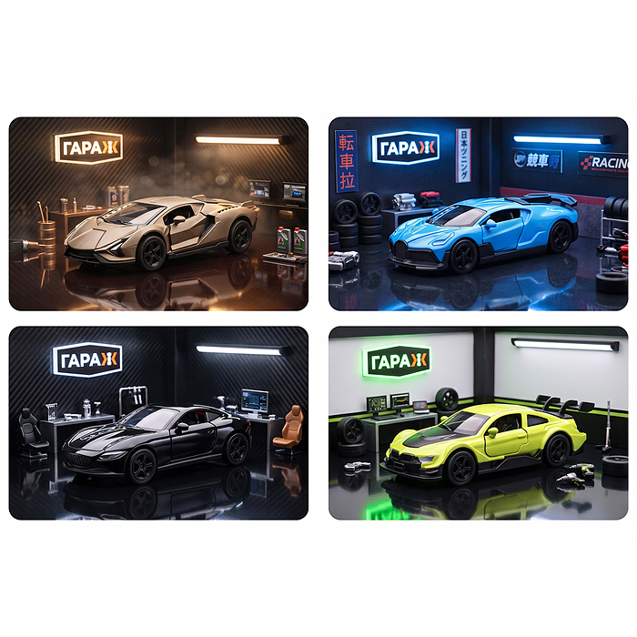 Фото к товару Набор машин 7711 "Чемпионы трассы-2" 1:64 в коробке Набор машин 7711 "Чемпионы трассы-2" 1:64 в коробке
