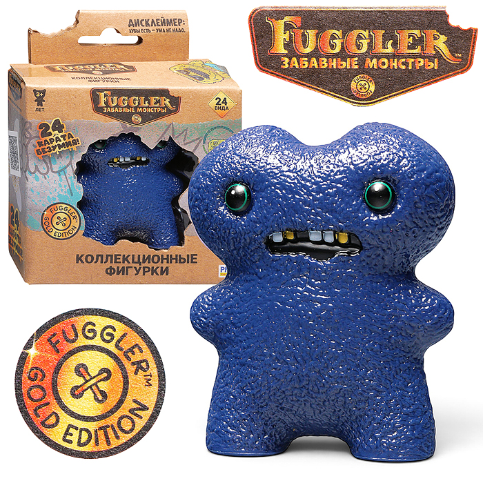 Коллекционная фигурка Золотой Волк, 1 шт. в коробке с окном, Fuggler Gold Edition Коллекционная фигурка Золотой Волк, 1 шт. в коробке с окном, Fuggler Gold Edition