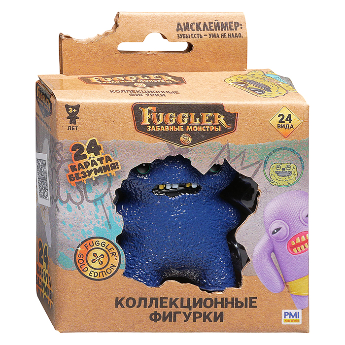 Фото к товару Коллекционная фигурка Золотой Волк, 1 шт. в коробке с окном, Fuggler Gold Edition Коллекционная фигурка Золотой Волк, 1 шт. в коробке с окном, Fuggler Gold Edition