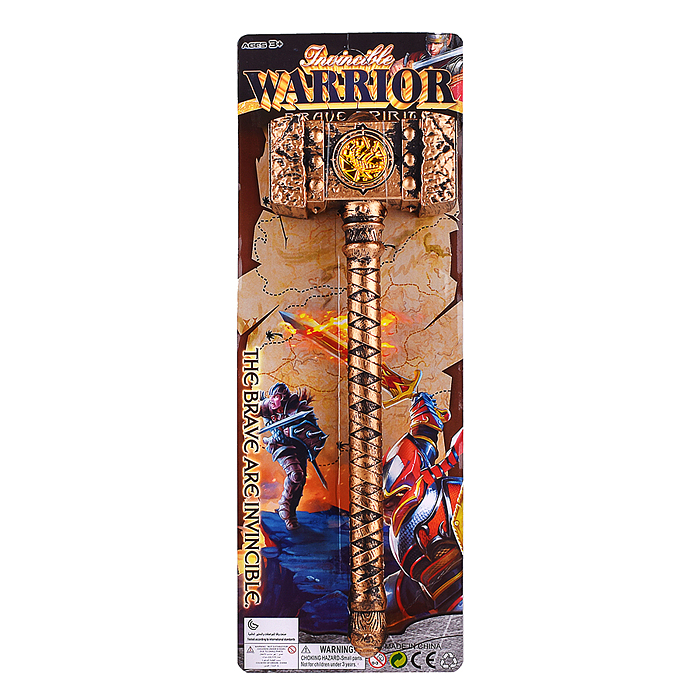 Игрушечное оружие 1688-127 "Молот" на листе
