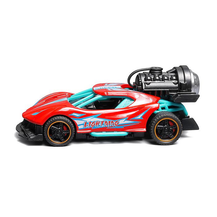 Фото к товару Гоночная машинка свет, звук с имитацией дыма, 1:32, Speed Racing, красная Гоночная машинка свет, звук с имитацией дыма, 1:32, Speed Racing, красная