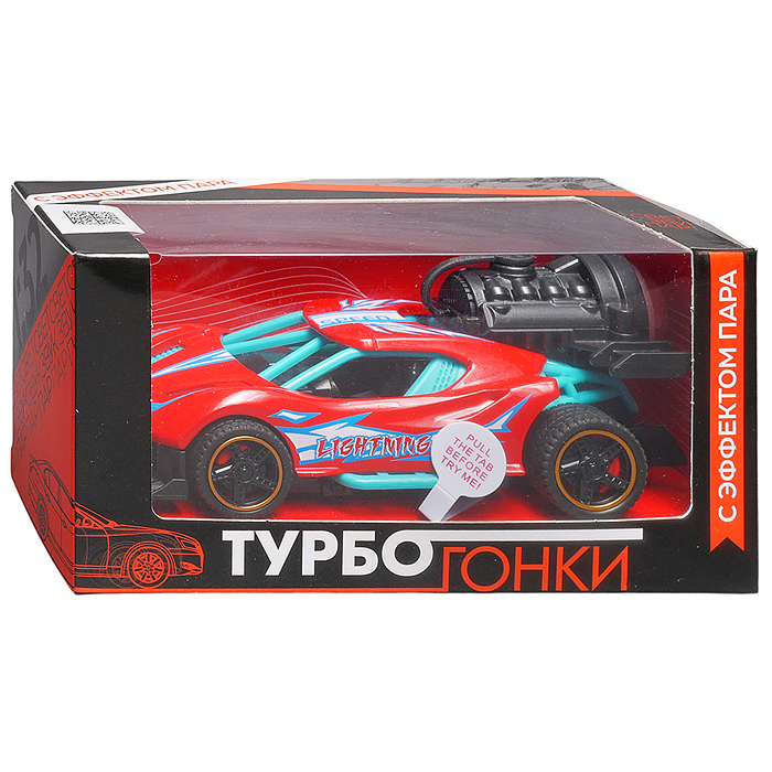 Фото к товару Гоночная машинка свет, звук с имитацией дыма, 1:32, Speed Racing, красная Гоночная машинка свет, звук с имитацией дыма, 1:32, Speed Racing, красная