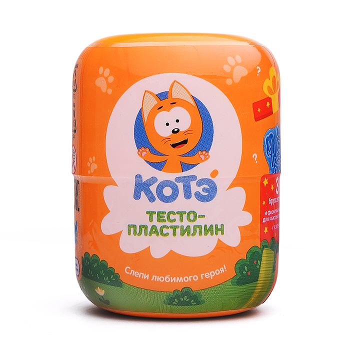 Набор для детской лепки "Тесто-пластилин 3 цвета. Котенок Котэ" Набор для детской лепки "Тесто-пластилин 3 цвета. Котенок Котэ"
