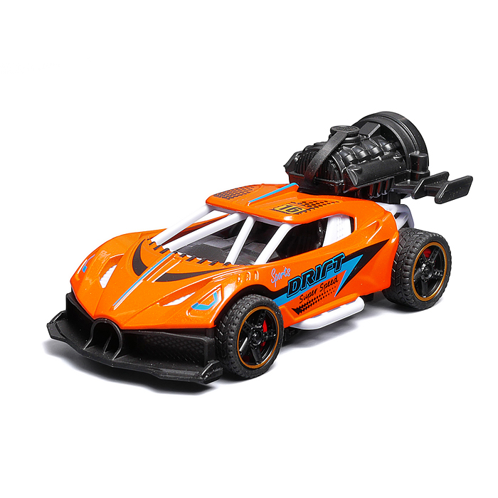 Фото к товару Гоночная машинка свет, звук с имитацией дыма, 1:32, Fast Racers, оранжевая Гоночная машинка свет, звук с имитацией дыма, 1:32, Fast Racers, оранжевая