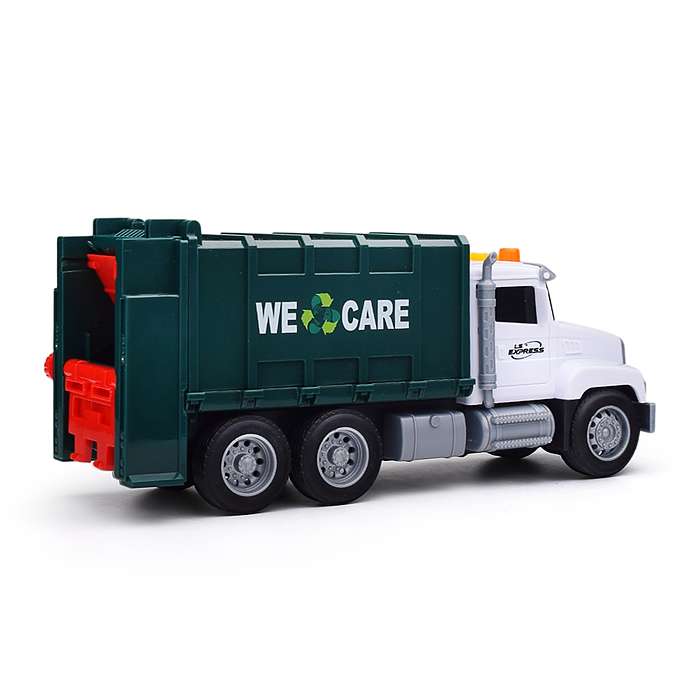 Машина WY1195A "Мусоровоз" 1:20 (свет, звук) в коробке