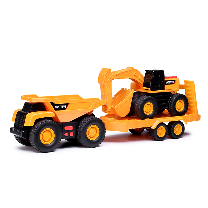 Набор спецтехника  WY1106A-3 "Дорожники" 1:32 (свет, звук) в коробке